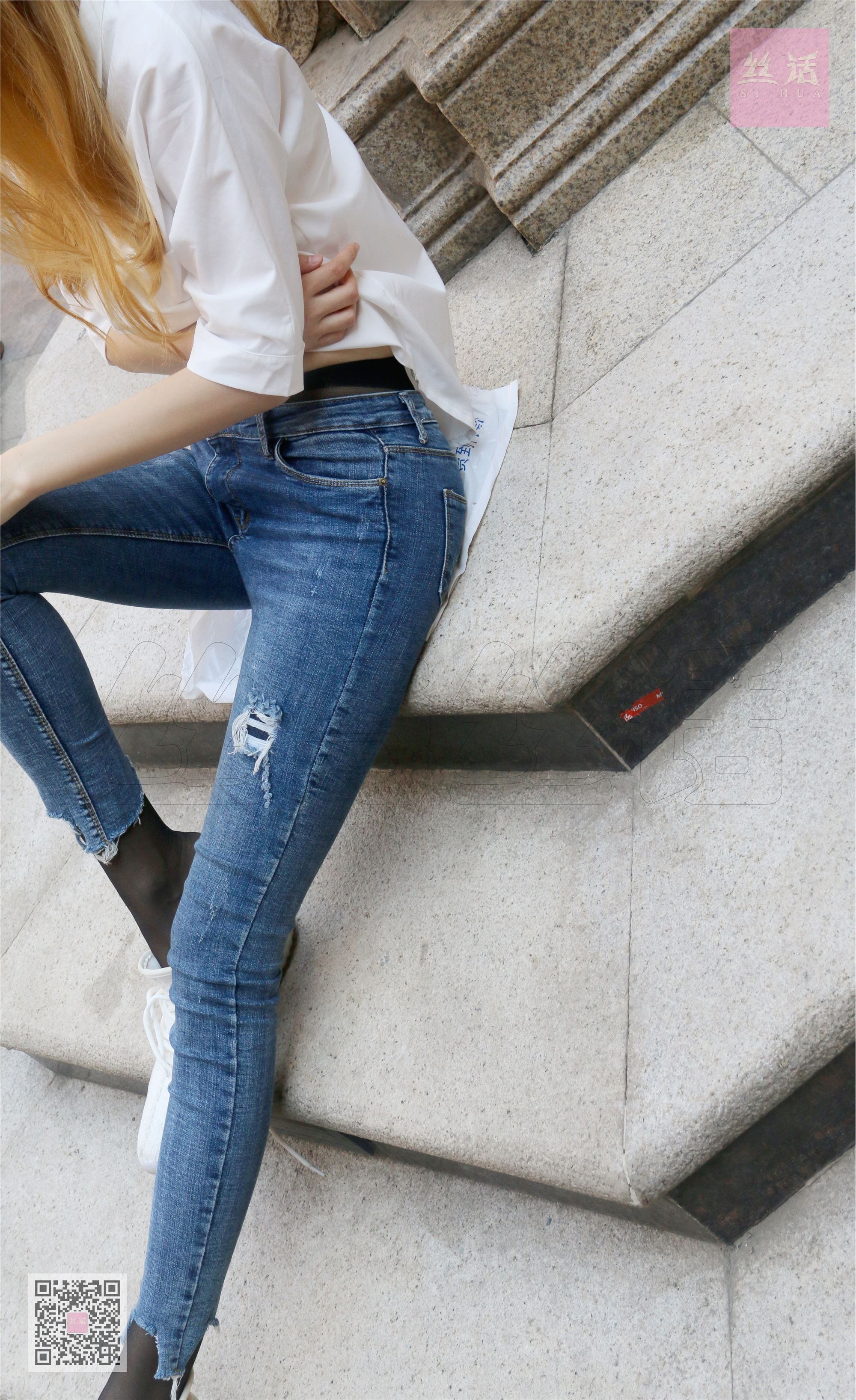 SiHua思话  SH006 婧娴 步行街偶遇库里斯